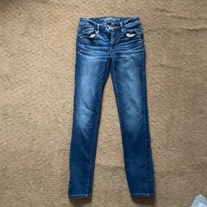 Dark-Washed Skinny Jeans